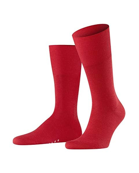 FALKE Men's Happy 2-Pack Socks Breathable Cotton Reinforced Extra-Soft On Skin Plain Flat Seam Fo... | Amazon (UK)