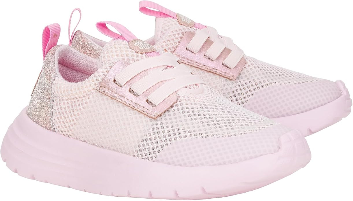 Hey Dude Women's Kid Sirocco Play Brights (Little Kid/Big Kid), Sparkle Pink, 5 Medium | Amazon (US)