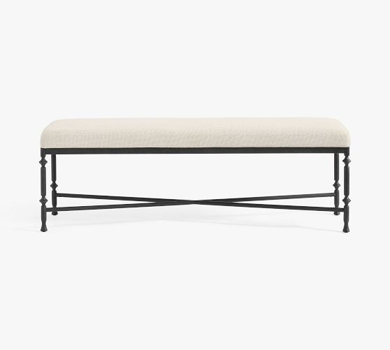 Estelle Upholstered Bench (54") | Pottery Barn (US)