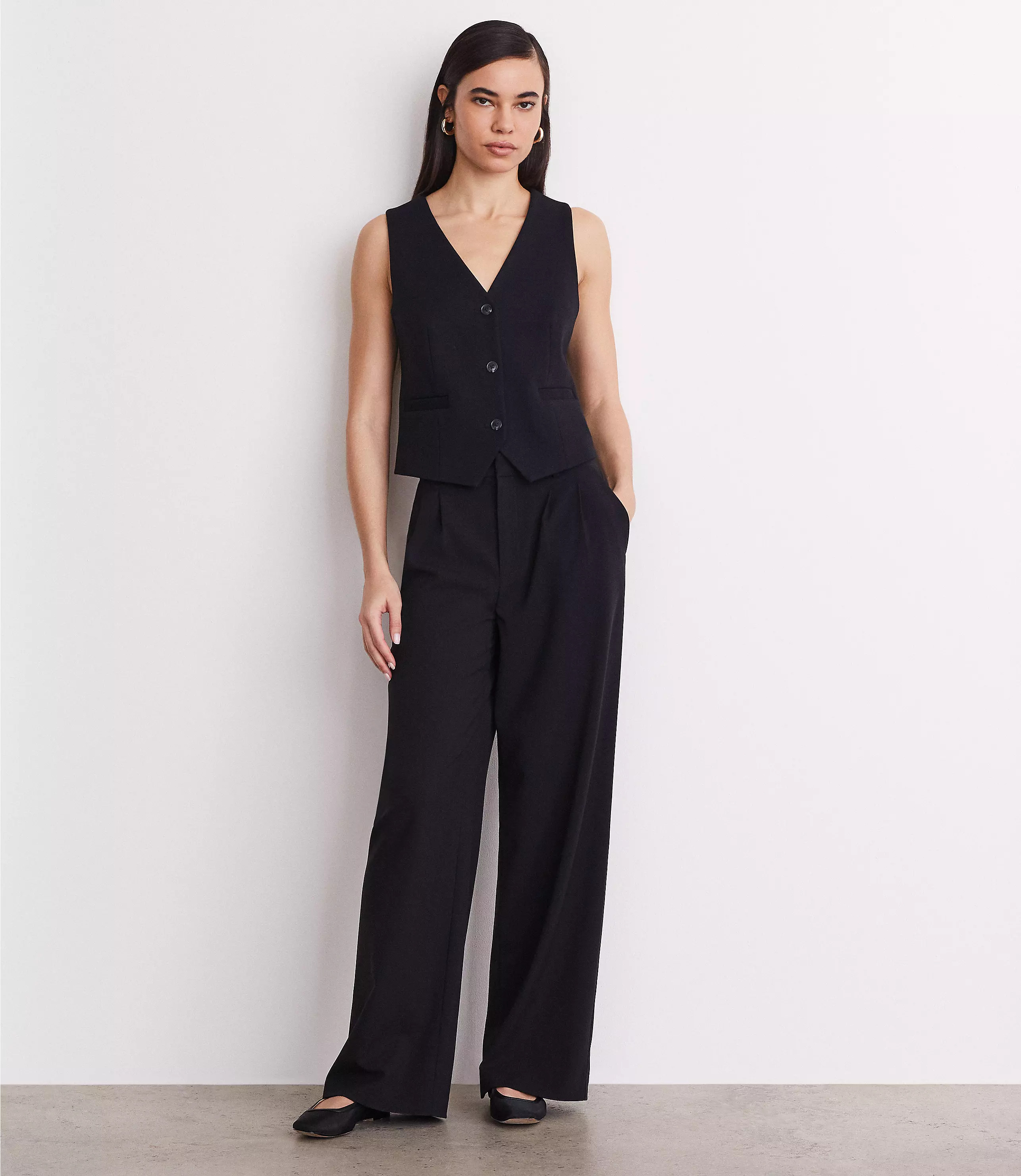 LOFT Versa Ponte Pocket Vest | LOFT