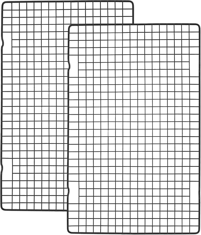 Tebery 2 Pack Black Heavy-Duty Wire Cooking Rack Baking Racks, Nonstick Baking & Cooling Grid for... | Amazon (CA)
