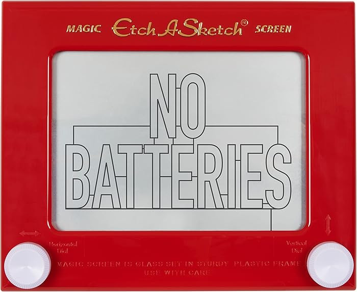 Etch A Sketch, Classic Red Drawing Toy with Magic Screen, for Ages 3 and Up | Amazon (US)