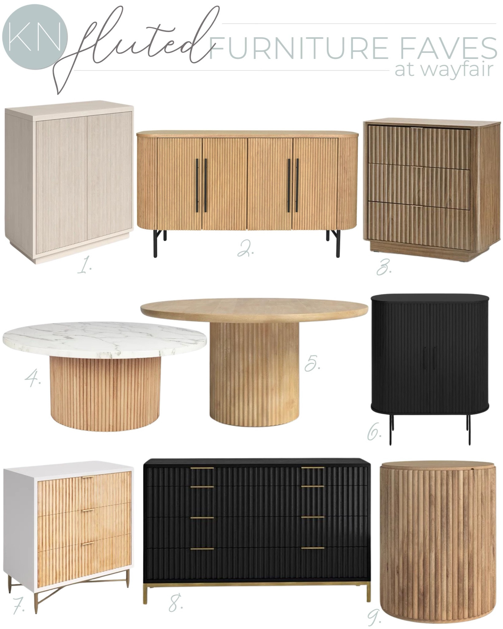 I am loving the on trend fluted furniture and @wayfair has an amazing selection to choose from! #wayfair #wayfairpartner From cabinets to dressers to sideboards to dining tables and more, these are some of my fluted furniture faves. The prices can’t be beat and shipping is free. home decor bedroom decor dining room decor nightstand end table Wayfair find

#LTKSaleAlert #LTKStyleTip #LTKHome