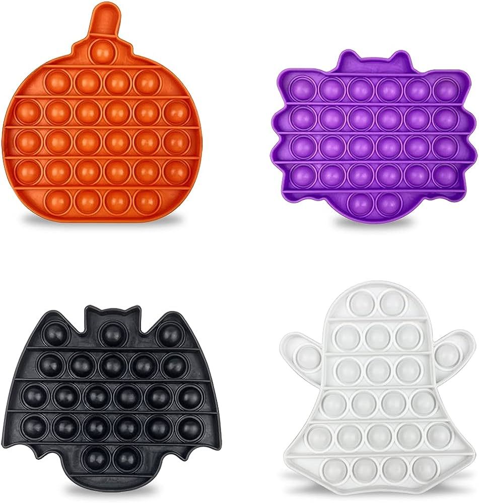 Jofan 4 Pack Halloween Fidget Sensory Pop Toys Packs for Kids Girls Boys Halloween Party Favors H... | Amazon (US)