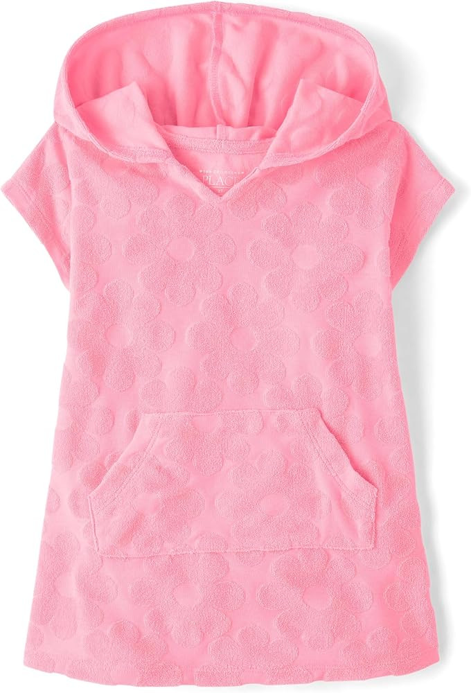 The Children's Place Baby Girls' and Toddler Hooded Swim Coverup | Amazon (US)