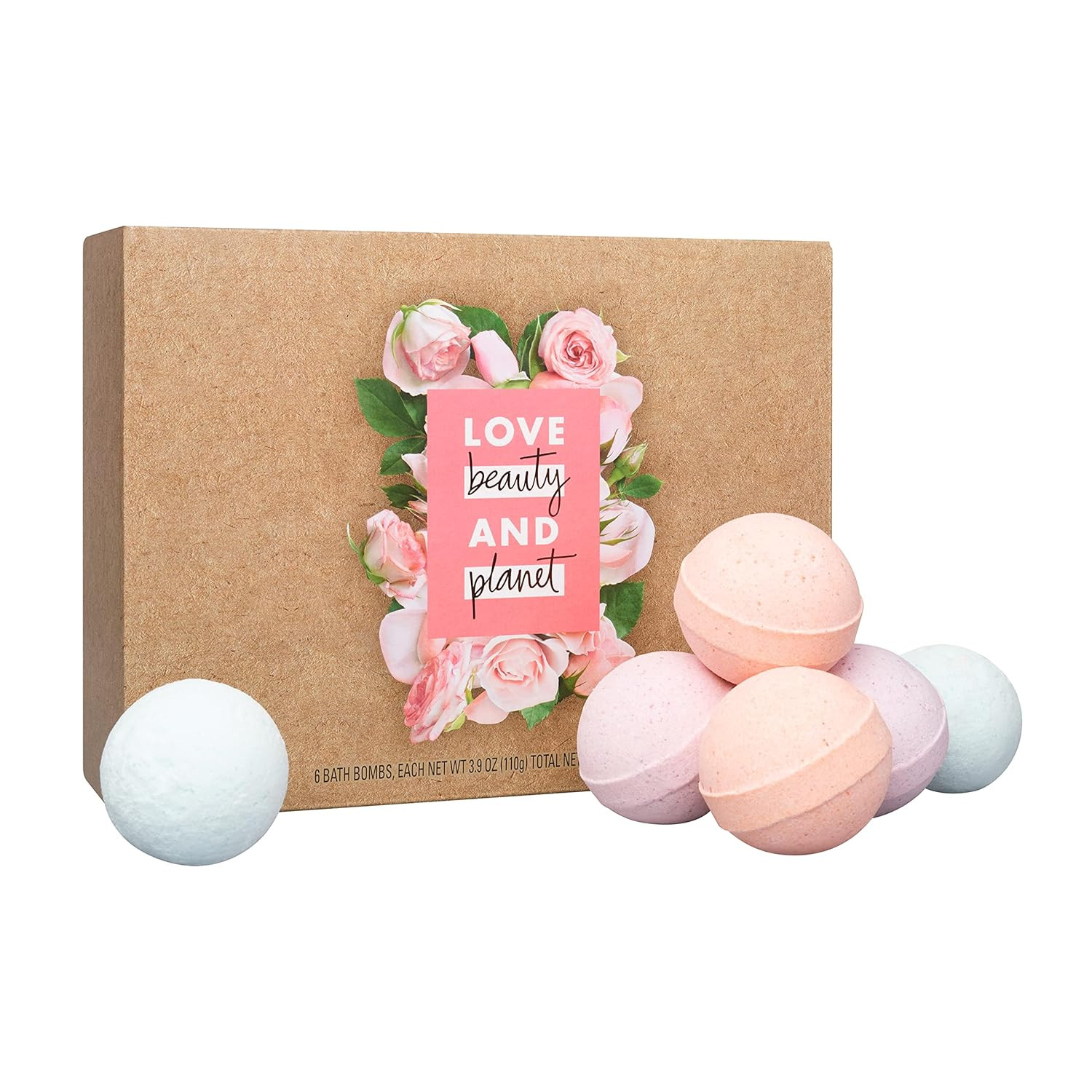 Love Beauty and Planet Bath Bombs Gift Set Gift Ideas for Her, Wife, Bath and Body Pampering Gift... | Amazon (US)