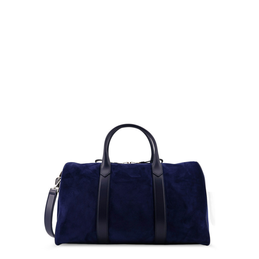 Tom Ford Suede Travel Bag With Engraved Logo On The Front | Jomashop.com & JomaDeals.com
