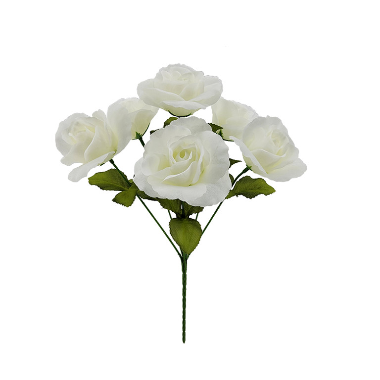 Mainstays Sweet Rose Artificial Flower Pick, White - Walmart.com | Walmart (US)
