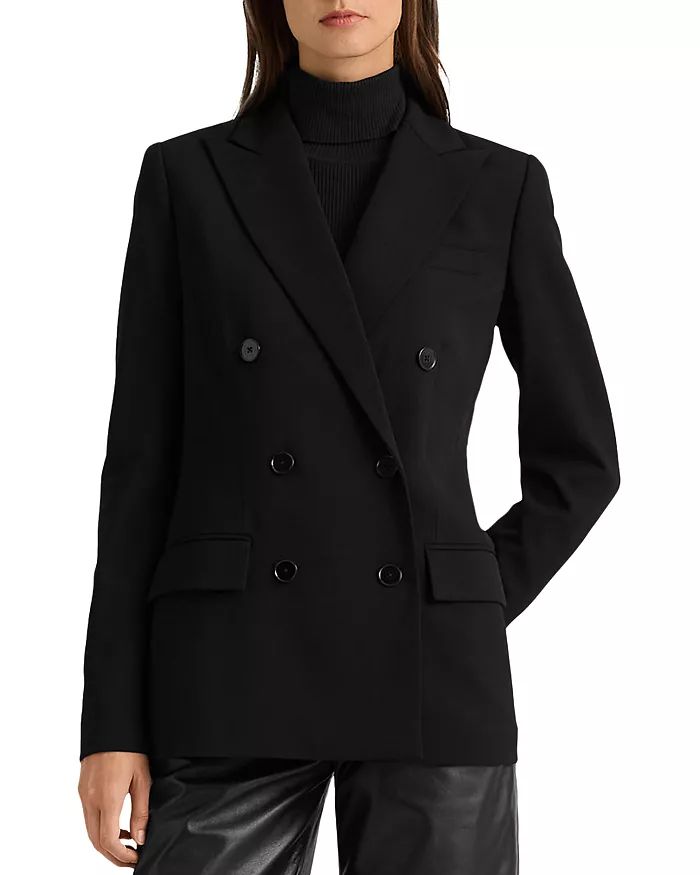 Ralph Lauren Wool Crepe Double Breasted Blazer Back to results -  Women - Bloomingdale's | Bloomingdale's (US)