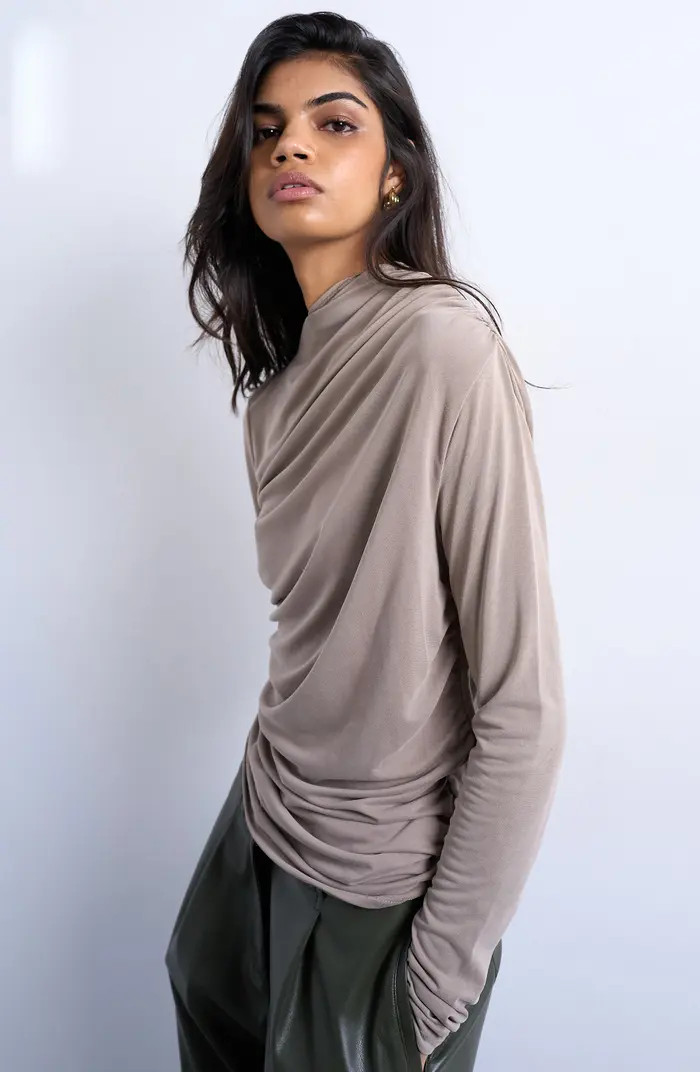 Ruched Long Sleeve Top | Nordstrom