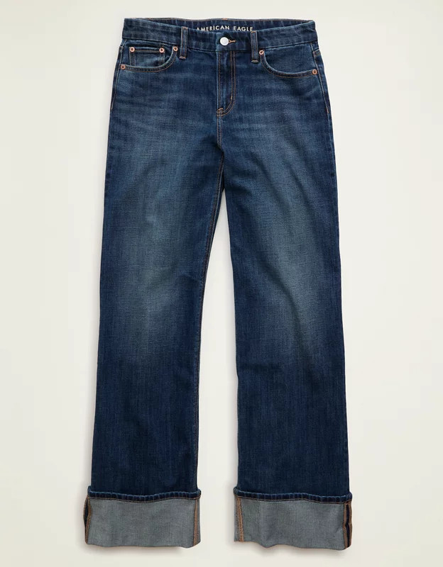 AE Curvy High-Waisted Stovepipe Jean | American Eagle Outfitters (US & CA)