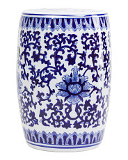 11x16 Decorative Garden Ceramic Stool | TJ Maxx