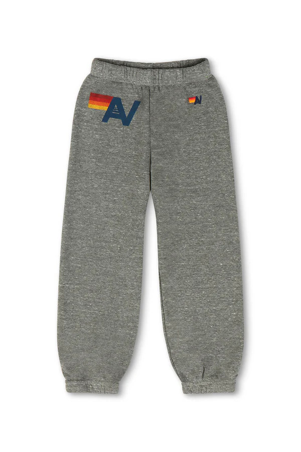 KID'S LOGO SWEATPANTS - HEATHER GREY | Aviator Nation