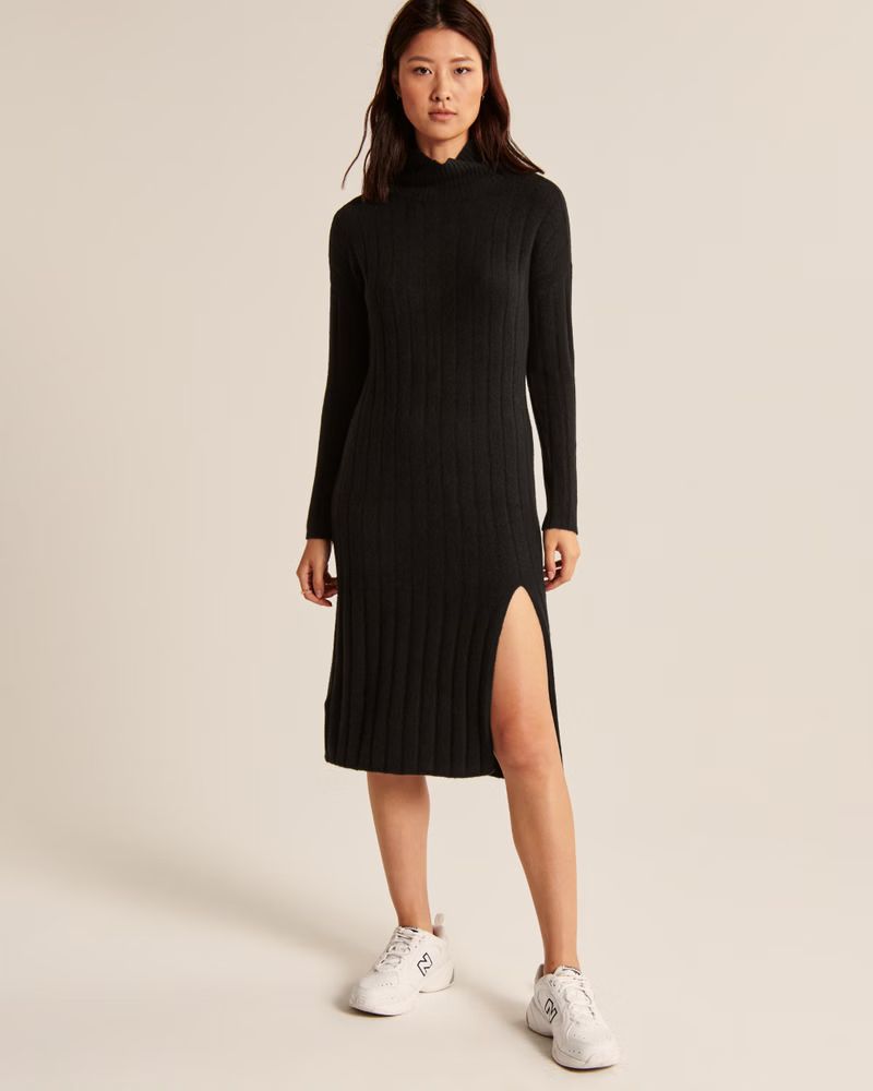 Easy-Fitting Midi Sweater Dress | Abercrombie & Fitch (US)