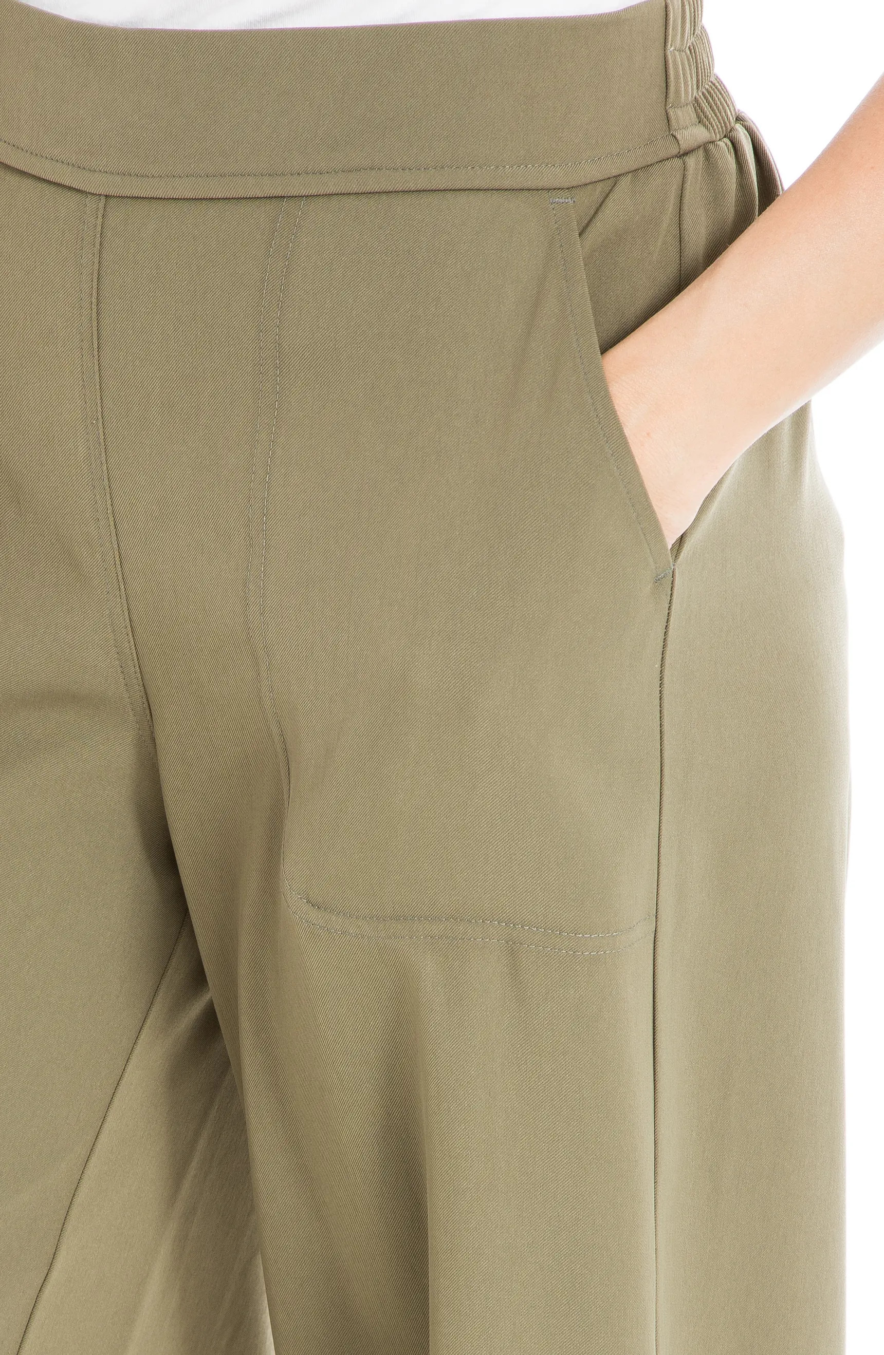 Twill Easy Wide Leg Trouser | Nordstrom Rack
