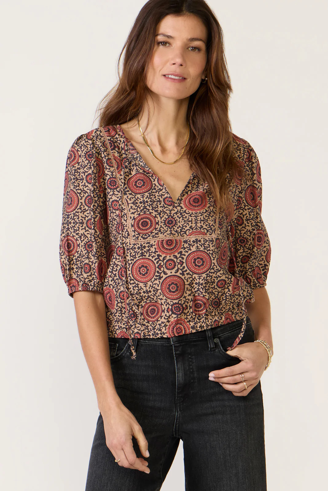 Mckenna Puff Sleeve Blouse | Evereve