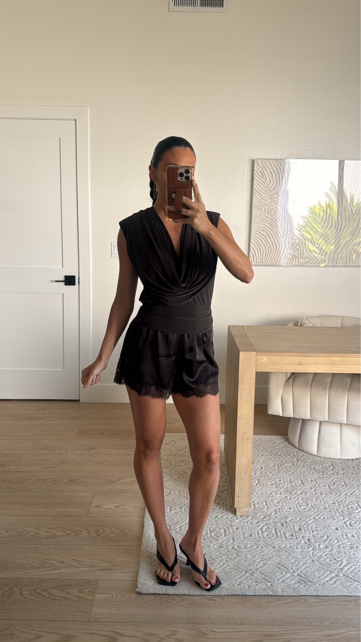 Elevated casual outfit idea from @Aritzia 
Size XS top
Size small satin shorts

#LTKgrwm #LTKdayinmylife #LTKootd