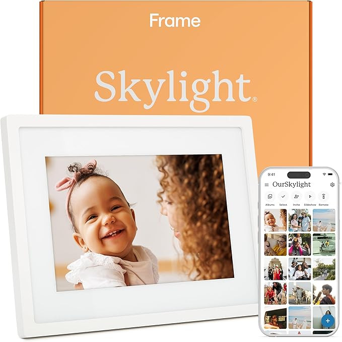 Skylight Digital Picture Frame - WiFi Enabled with Load from Phone Capability, Touch Screen Digit... | Amazon (US)