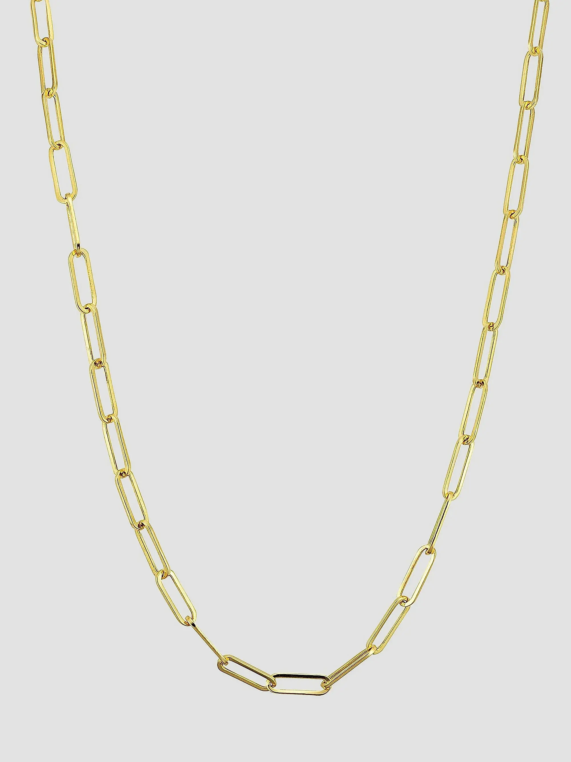 Oradina 18K Yellow Solid Gold Venice Link Necklace | Saks Fifth Avenue | Saks Fifth Avenue