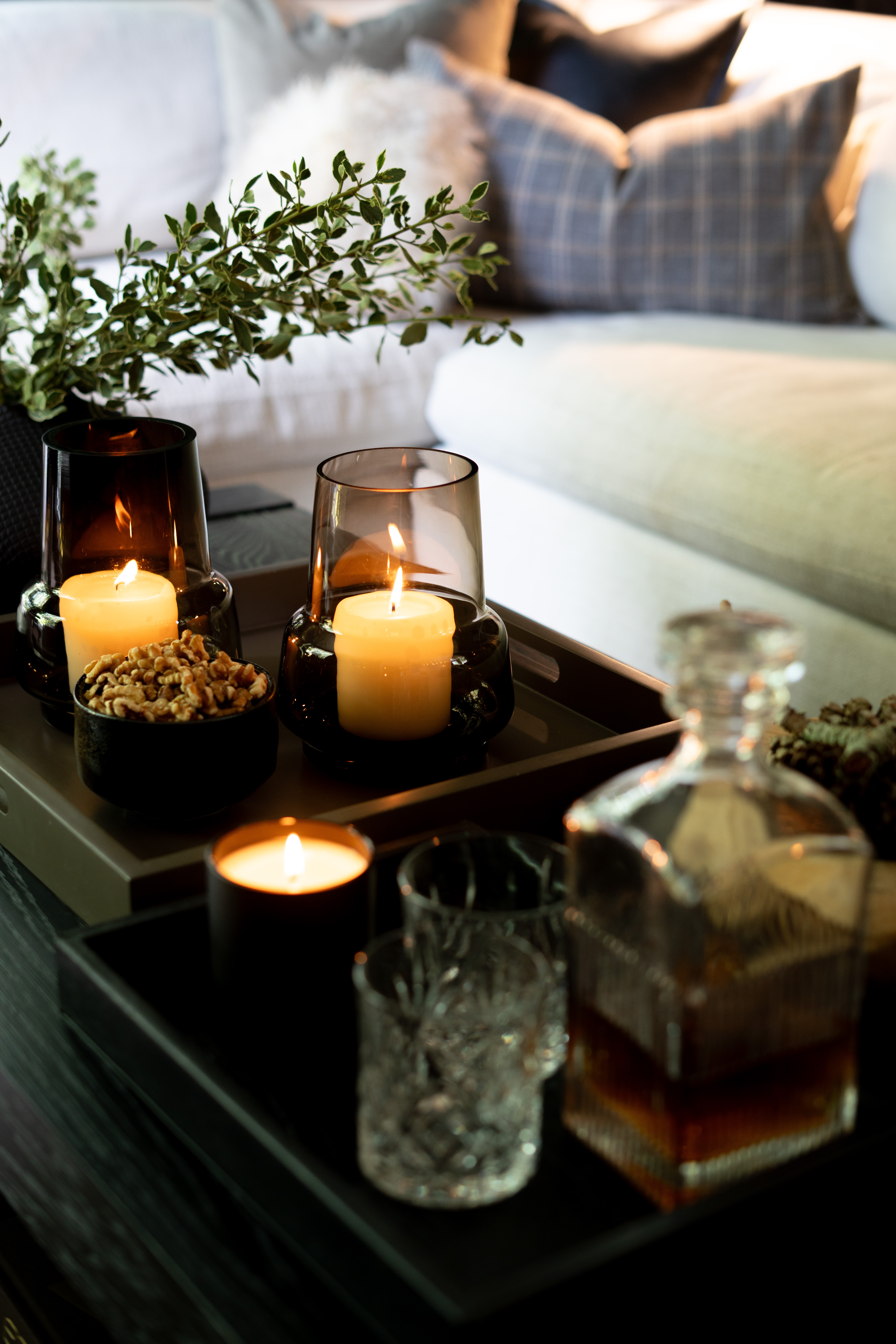 Can we talk about the cozy mood happening here?! Candles flickering, glassware gleaming, pillows perfectly fluffed… it’s giving elegant autumn sanctuary. I poured a drink, lit the candles, and suddenly the whole room just came alive. Fall entertaining level: officially elevated. Available from Amazon.  

 #LTKSeasonal #LTKHome #LTKStyleTip