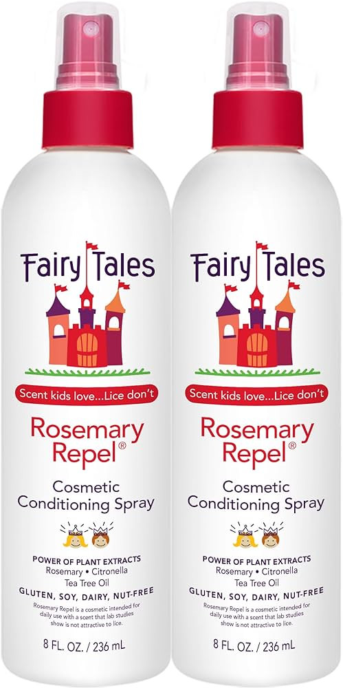 Fairy Tales Rosemary Repel Daily Kids Conditioning Spray – Kids Like the Smell, Lice Do Not, 8 ... | Amazon (US)