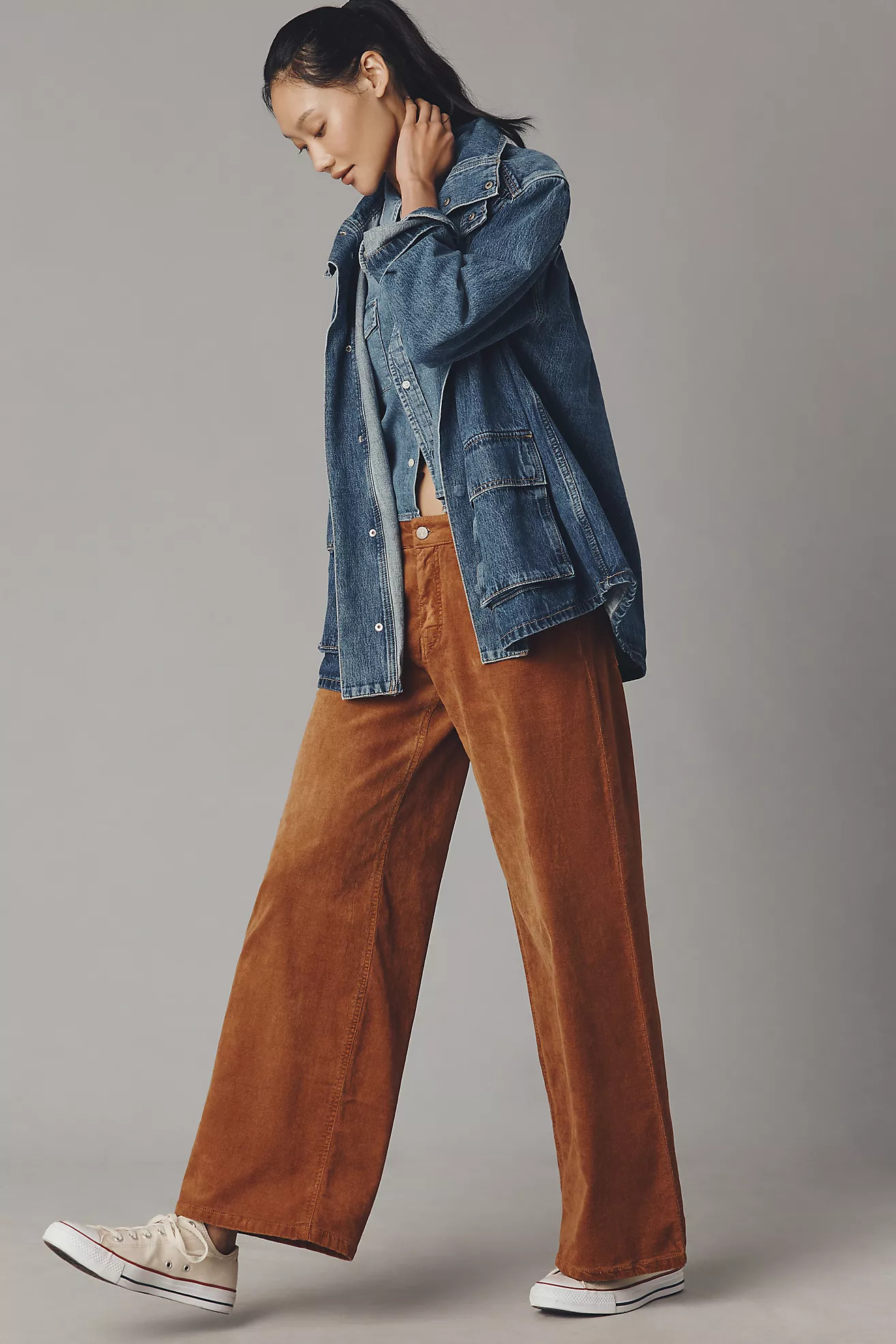 Pilcro Low-Rise Wide-Leg Jeans | Anthropologie (US)