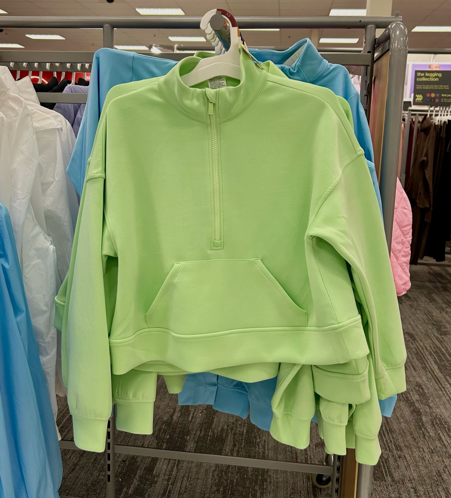 new target spring athletic wear // this pullover felt so good! Silky, stretchy but soft, I don’t have anything that feels like it! Pretty color too. 

#LTKfindsunder50 #LTKSpringSale #LTKfitness