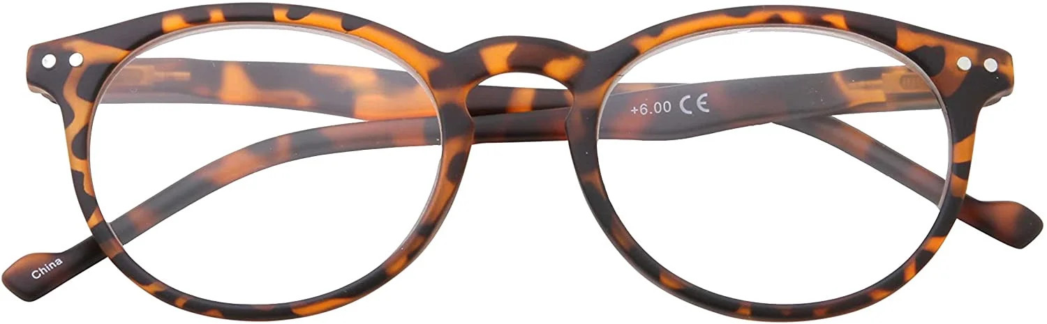 grinderPUNCH Oval Round Readers Lightweight Eyeglasses for Mens and Womens Reading Glasses +1.50,... | Walmart (US)