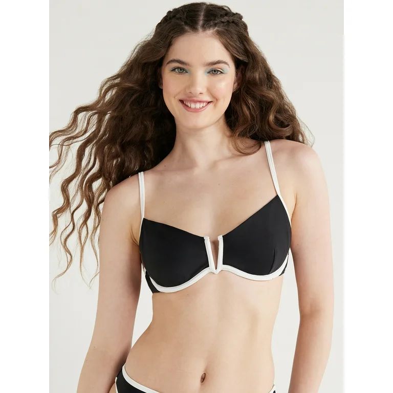 No Boundaries Juniors' Underwire Bikini Top, Sizes XS-XL - Walmart.com | Walmart (US)