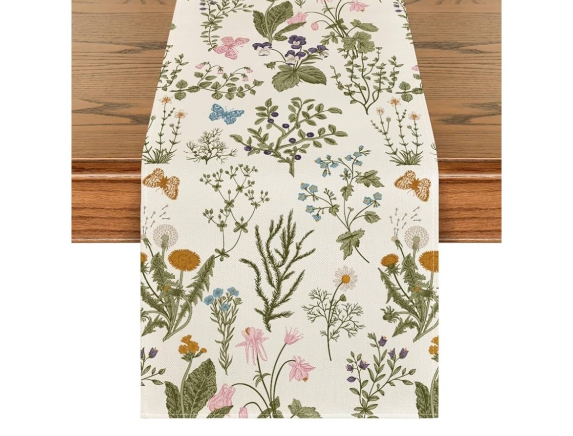 Spring table runner 

#LTKdayinmylife #LTKHome #LTKSeasonal