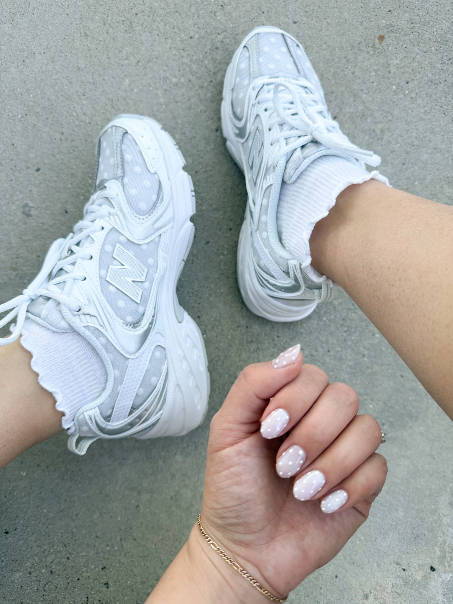 The cutest polka dot New Balance 530 sneakers restocked!

#LTKmomlife