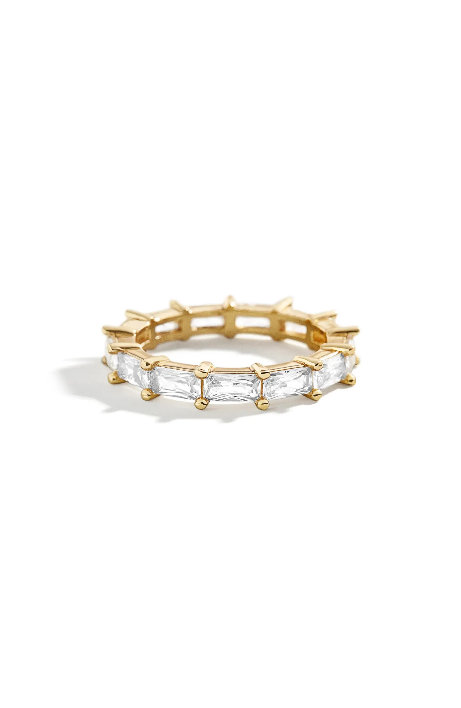 BaubleBar Amelia Cubic Zirconia Eternity Ring | Nordstrom | Nordstrom