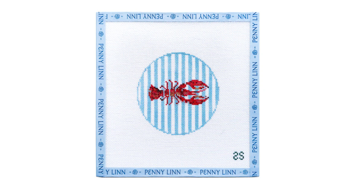 STRIPED LOBSTER ROUND | Penny Linn Designs