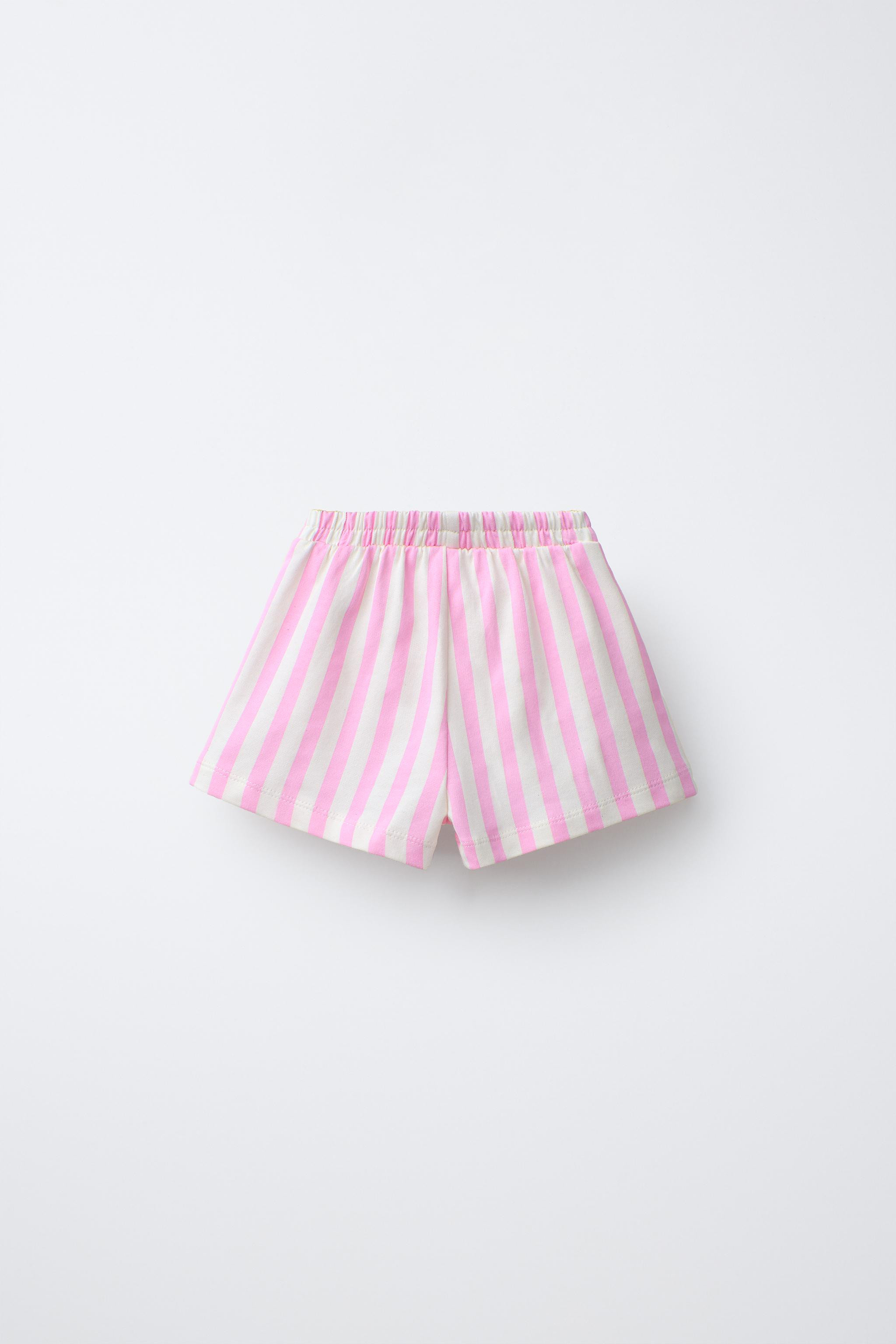 STRIPED BAND SHORTS | Zara US