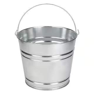 Behrens 10 Qt. Galvanized Steel Pail, Silver | The Home Depot