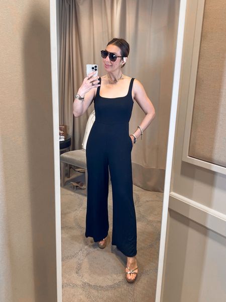 Easy knit jumpsuit that can be worn casually or dressed up (size S) #styleofsam #nsale 

#LTKshoecrush #LTKxNSale #LTKunder100