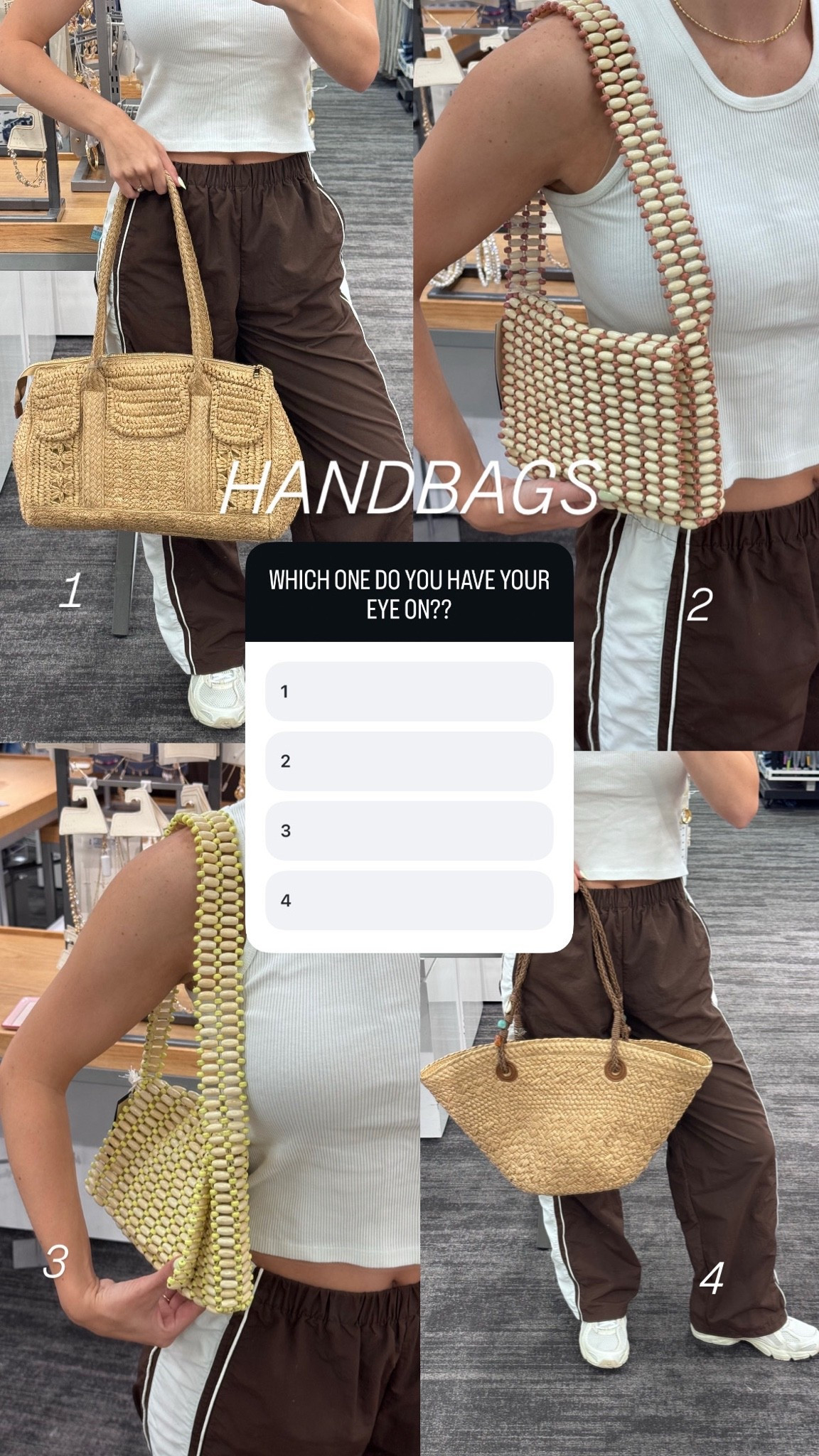 SO MANY CUTE HANDBAGS!! These are screaming summer vacation and I can’t decide which one I want! So chic and will elevate your fit

#LTKootd #LTKgrwm #LTKSeasonal
