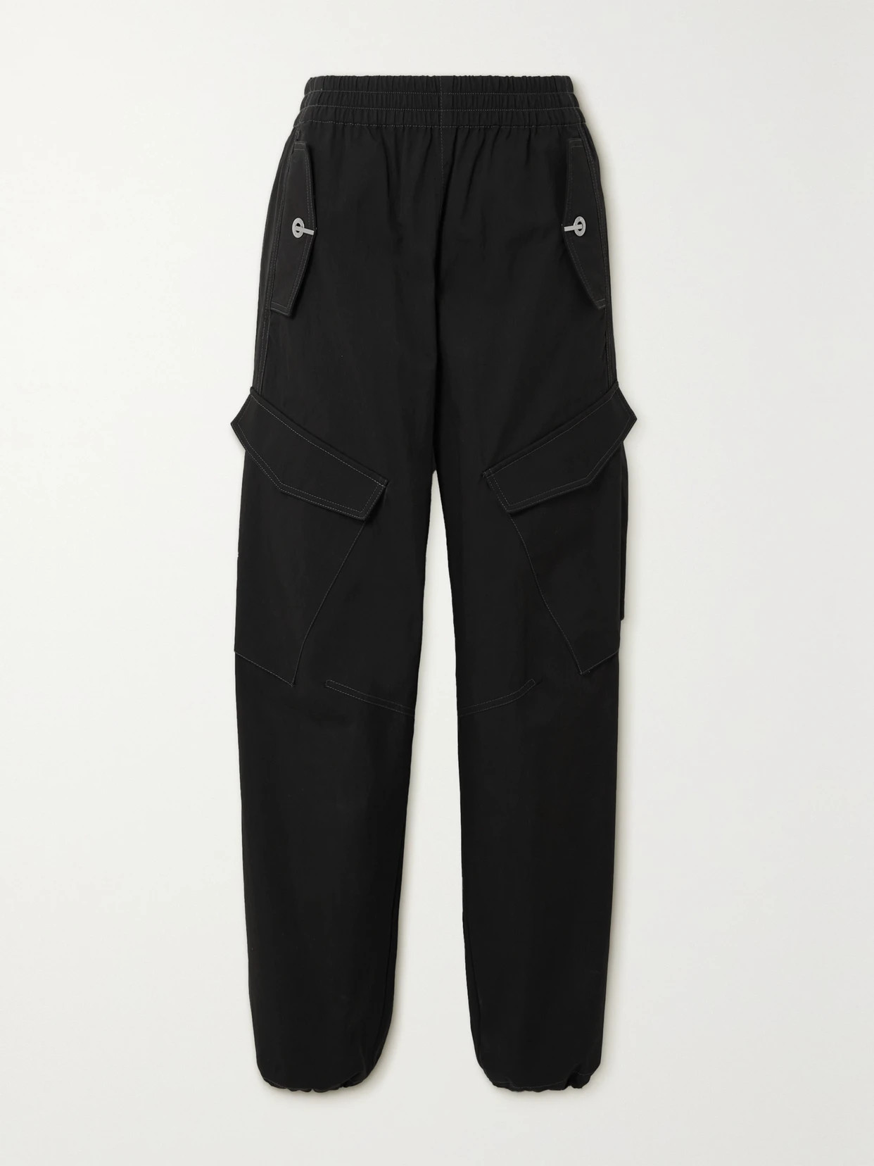 Dion Lee - Latch Cotton-blend Twill Tapered Cargo Pants - Black | NET-A-PORTER (US)