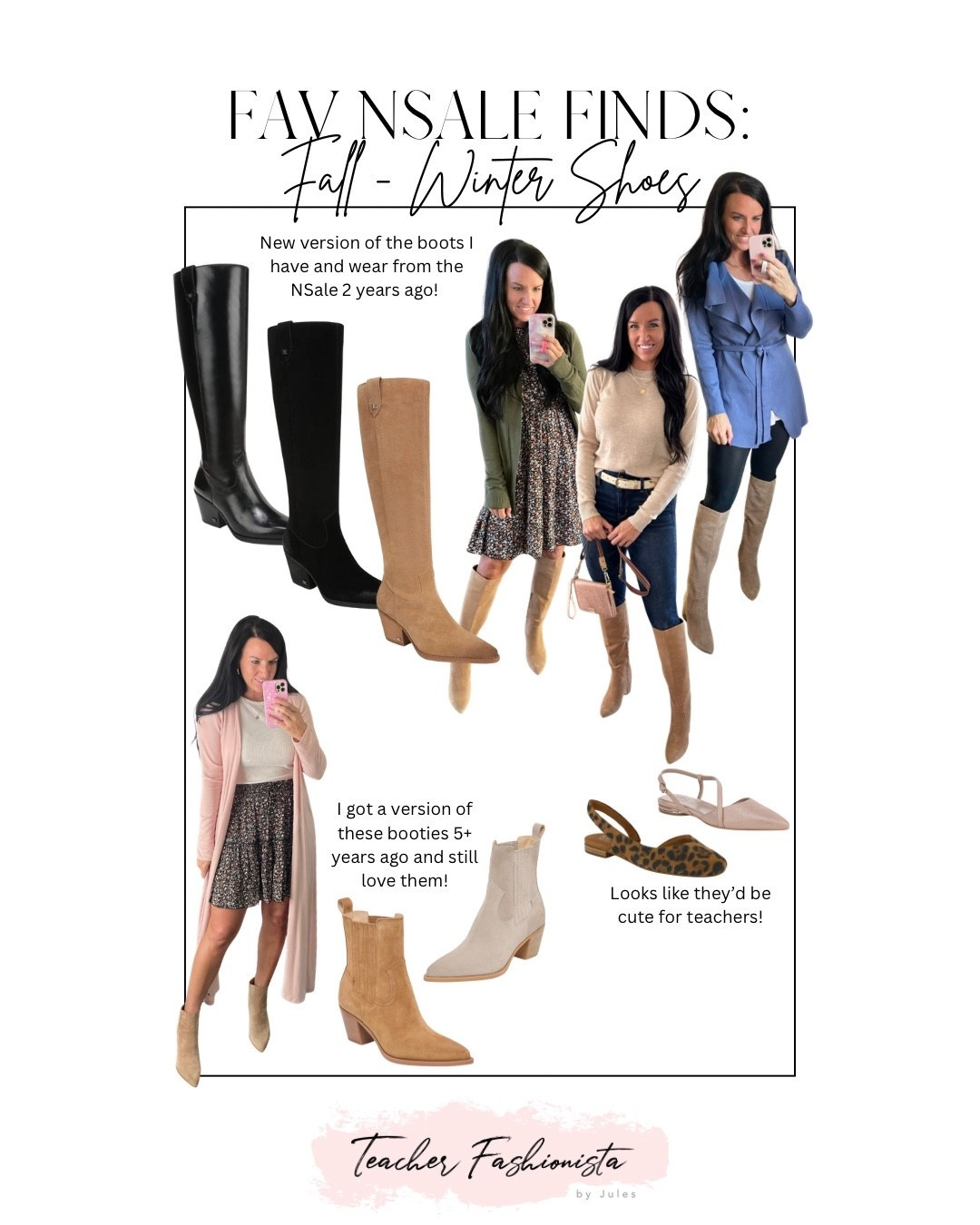 Fall and winter boots and shoes that are part of the Nordstrom anniversary sale! Knee-high boots, booties, and flats!


#ltknsale nsale, Nordstrom boots, teacher shoes

#LTKSaleAlert #LTKStyleTip #LTKShoeCrush