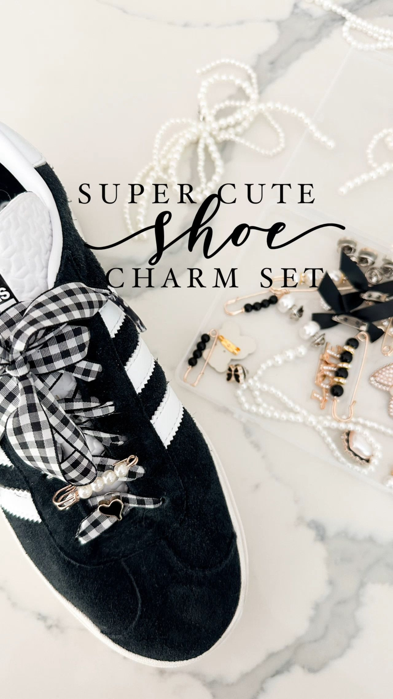 Add these adorable shoe charms and some ribbon laces to your sneakers to customize them for every occasion. They are so fun and such a deal compared to other stores!
 

 #LTKmomlife #LTKHome #LTKSaleAlert