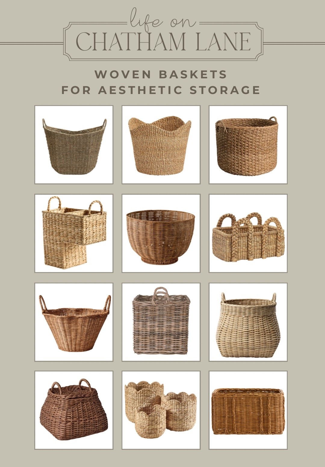 Woven storage finds and favorites!  Baskets add warmth and texture and are an aesthetic way to hide away blankets, toys, etc. 

#LTKHome
