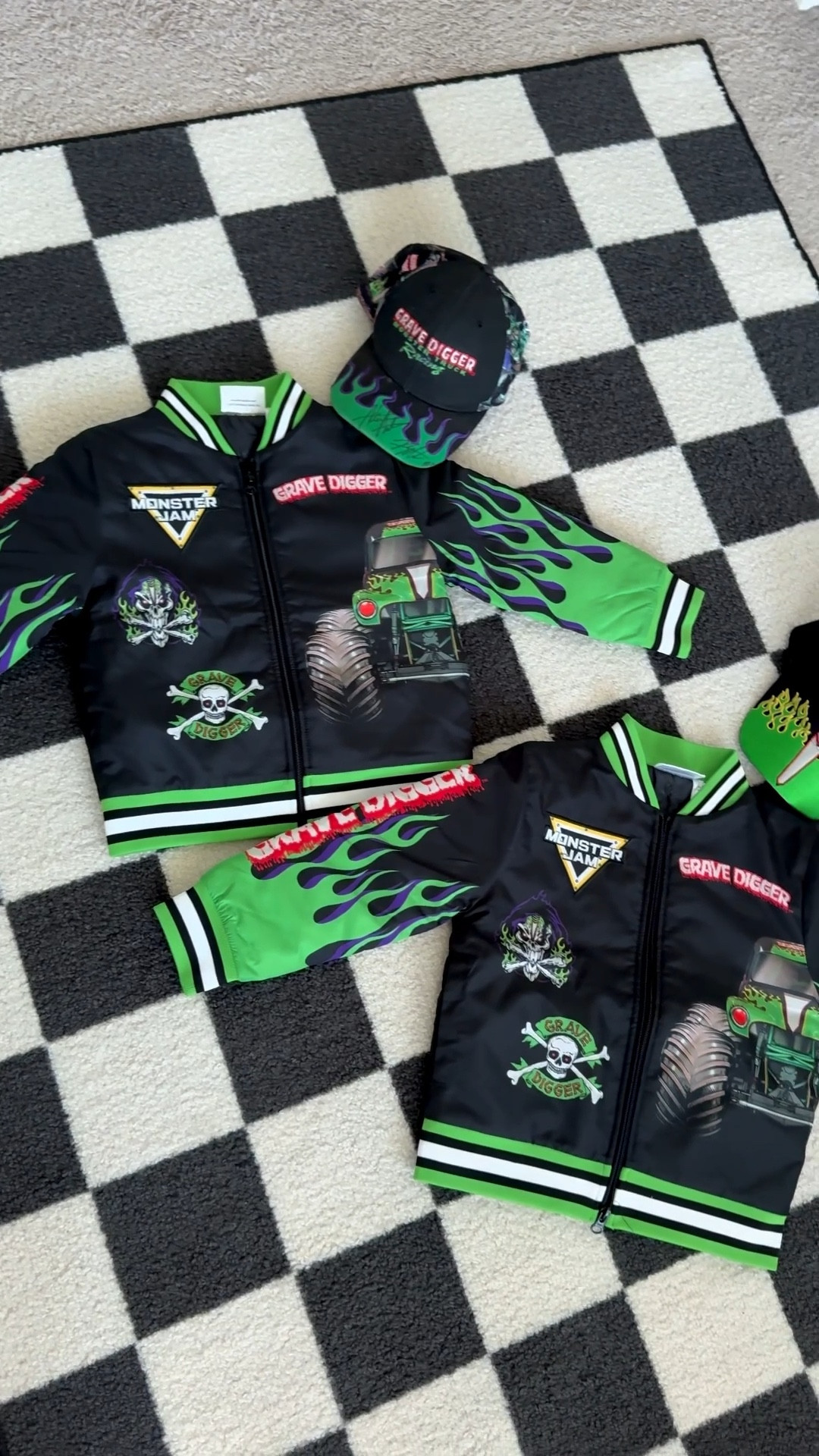 Grave digger monster jam jacket for youth boys found at Walmart! 

#LTKFamily #LTKKids #LTKSeasonal