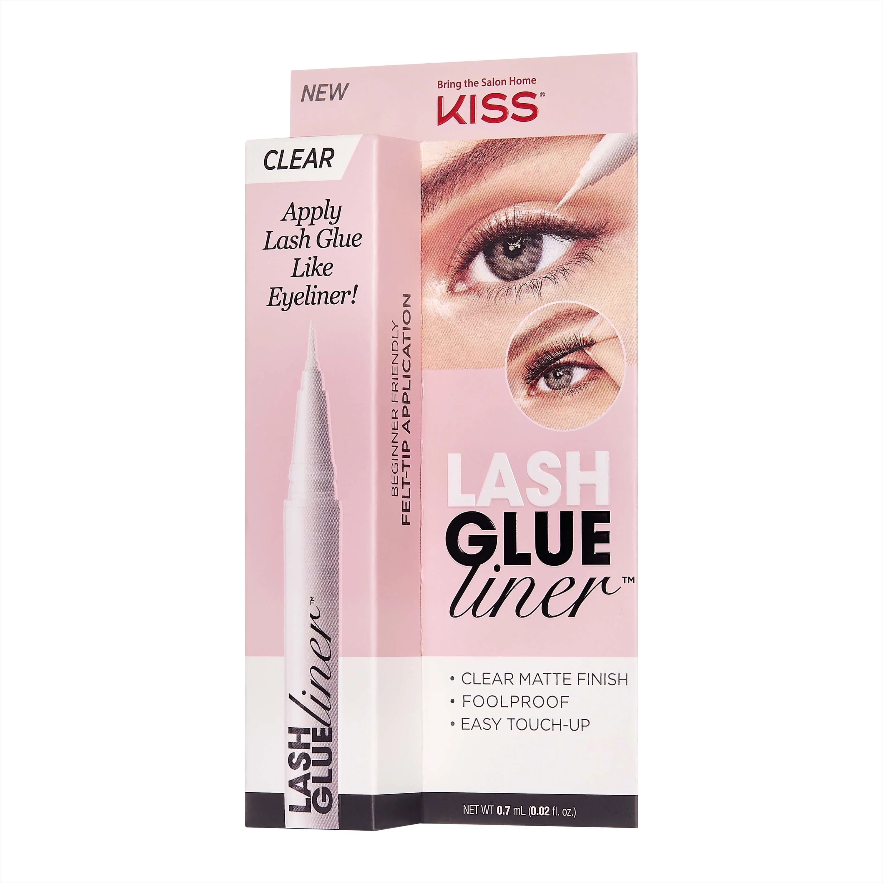 KISS Eyelash Glue Liner - Clear Matte Finish | Walmart (US)