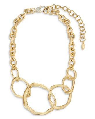 Ettika Interlocking Golden Chain Statement Necklace, 15 | Bloomingdale's (US)