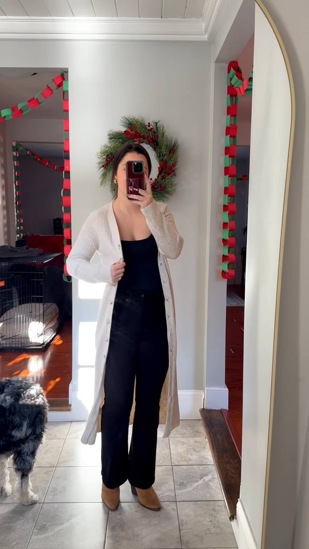 Size xs petite duster - can be worn as a cardigan or a sweater dress! 

Winter outfit, winter sweaters, winter dresses, casual outfit, cardigans, mom outfits, petite outfit

#LTKSeasonal #LTKSaleAlert #LTKPetite