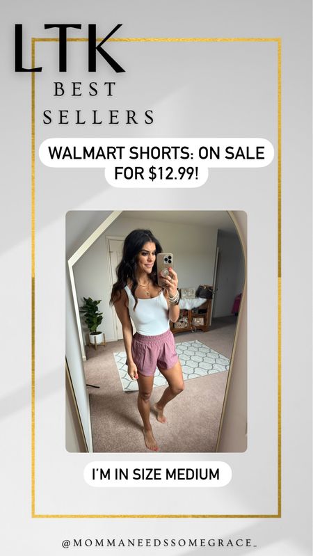 Weekly best sellers- Walmart shorts! On sale! I’m in size medium 

#LTKsalealert #LTKfindsunder100 #LTKfindsunder50