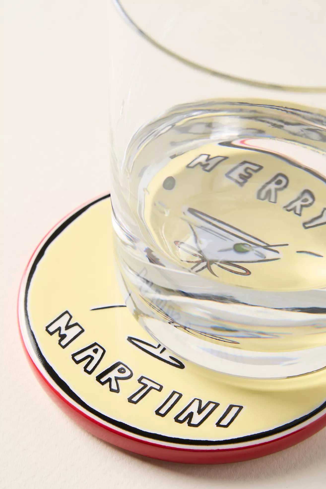 Nephthys Illustrated Elf Nog Coaster | Anthropologie (US)