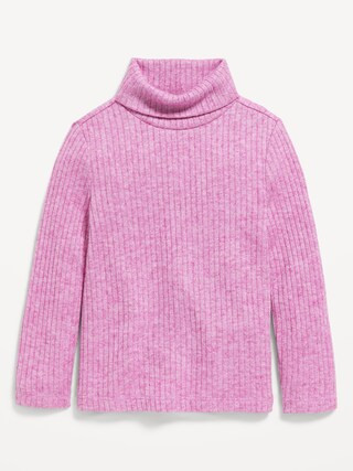 Cozy-Knit Turtleneck Top for Toddler Girls | Old Navy (US)