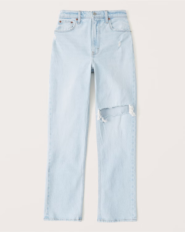 Ultra High Rise 90s Straight Jean | Abercrombie & Fitch (US)