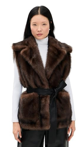 ALC Women's Devon Vest, Mink, Brown, S | Amazon (US)